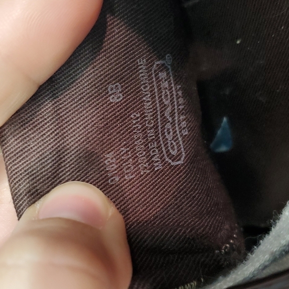 Coach Womens Folly Logo Textured Sneakers shoes sz 8B - Picture 12 of 12